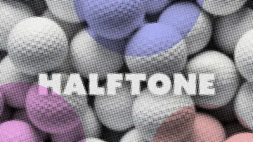 Dot Halftone Photo Effect