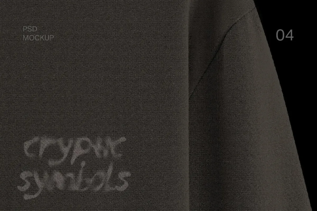 Sweatshirt Fabric Closeup Mockup