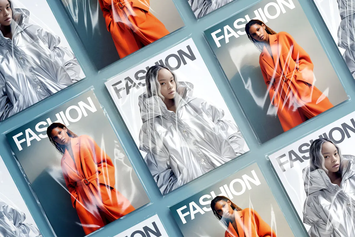 US Letter Size Magazine Mockup