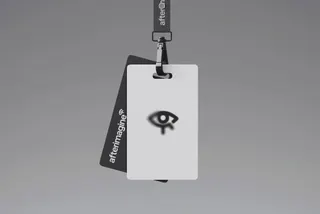 Overlapped ID Cards Mockup