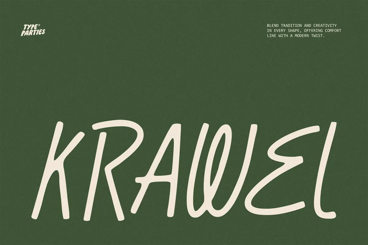 Krawel - Casual Handwritten Font