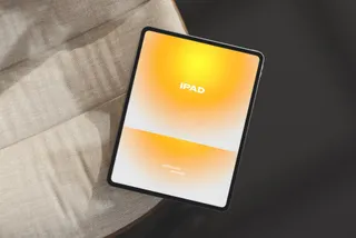 Linen Chair iPad Pro Mockup