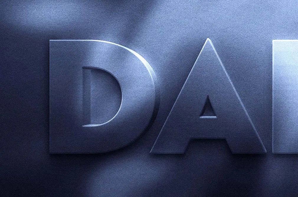 Dark Text Effect