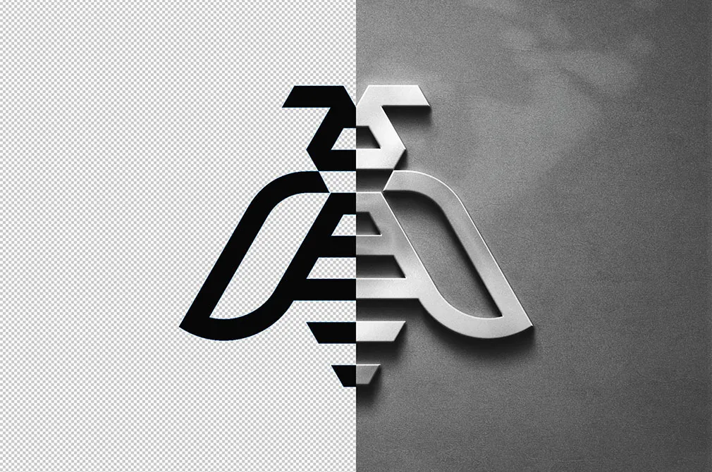 Steel Effect for Texts & Logotypes