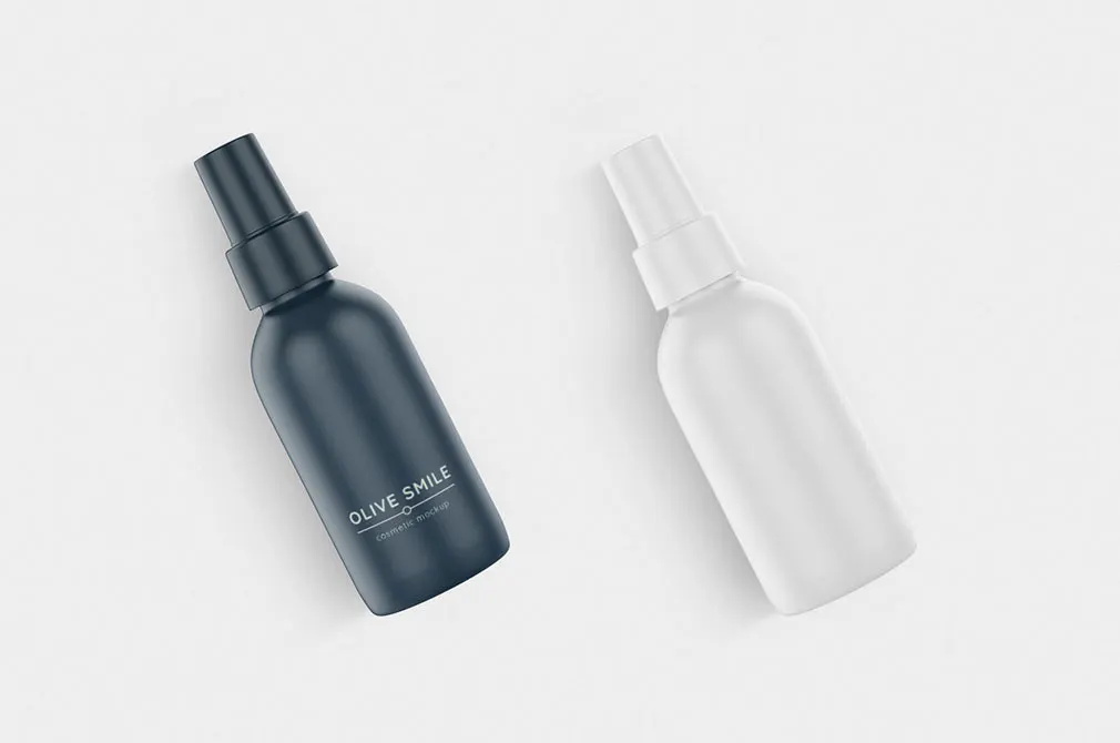 Cosmetic Travel Bottles Mockups