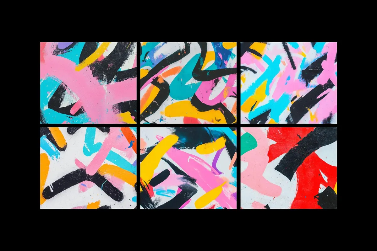 Abstract Graffiti Textures