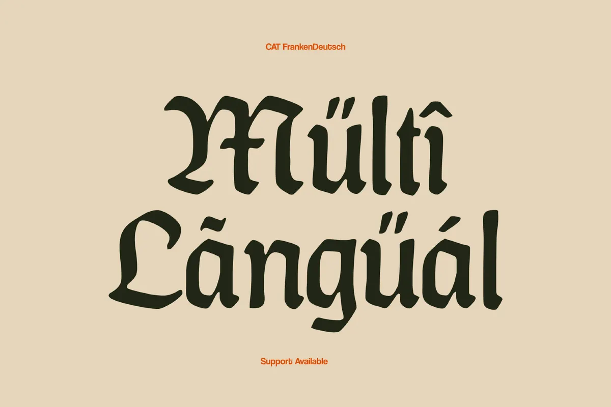 CAT FrankenDeutsch Gothic Font