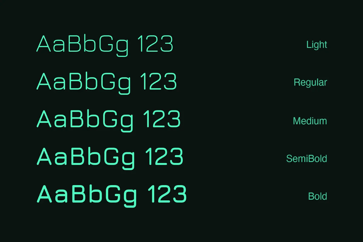 Jura - Retro Neon Font