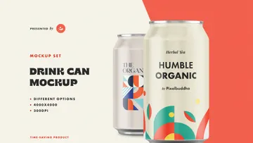 Aluminium Can Mockup