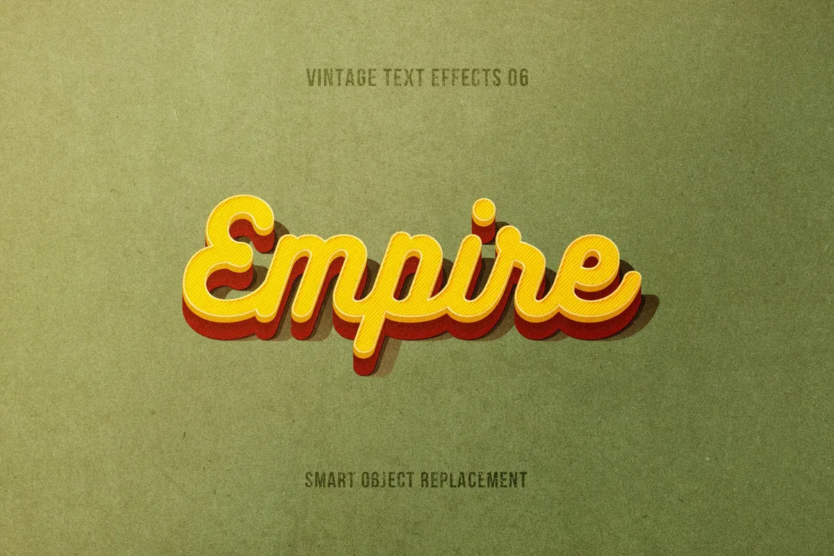 Retrica: Vintage Text Effects Pack