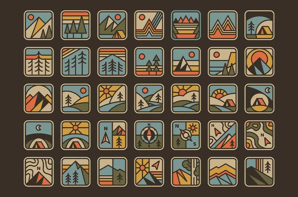Simple Outdoor Badges