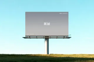 Minimalist Billboard Mockup