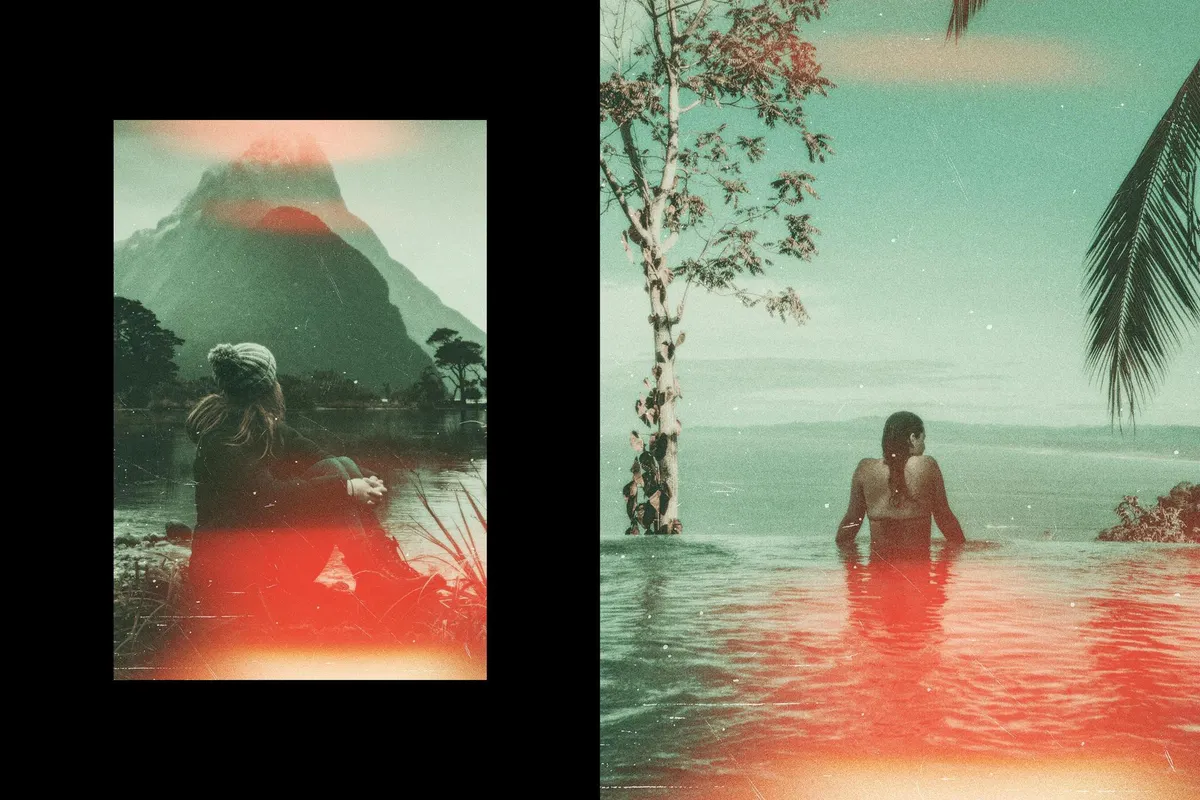 Film Burn Photo Effect