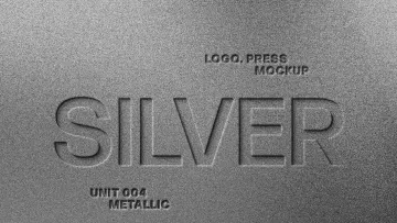 Metal Press Logo Mockup