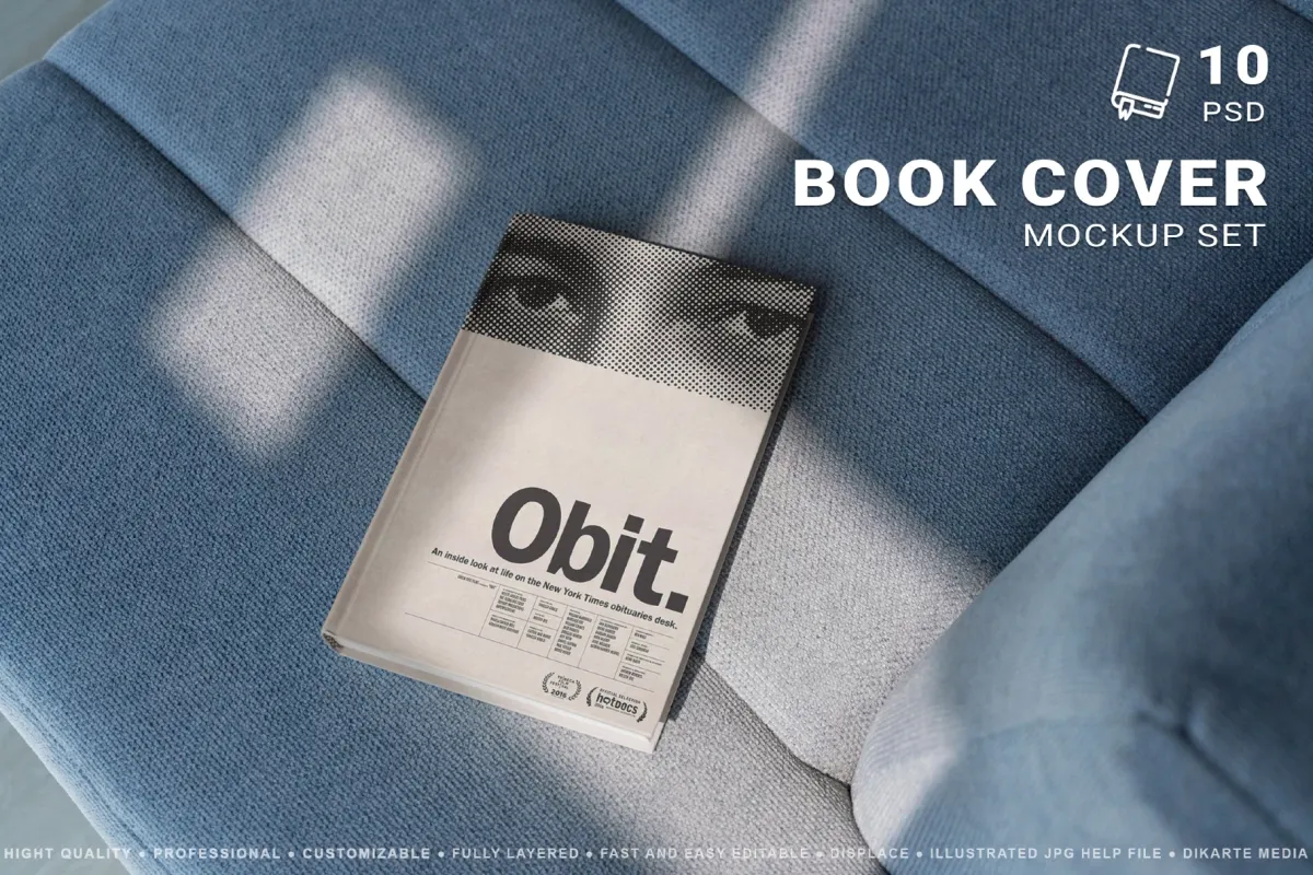 Hardcover Book Mockup Set