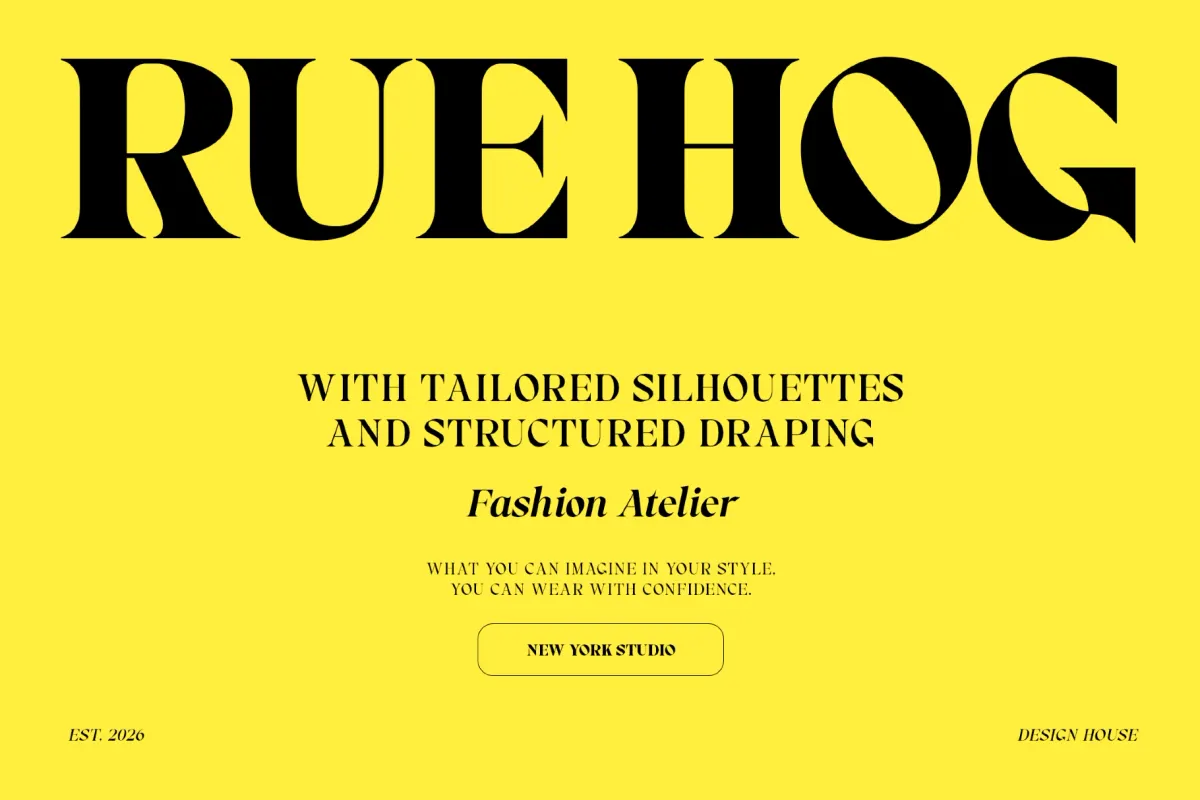 RCL Prime Serif – Modern Editorial Serif Family