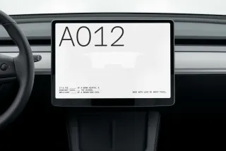 EV Infotainment Display Mockup