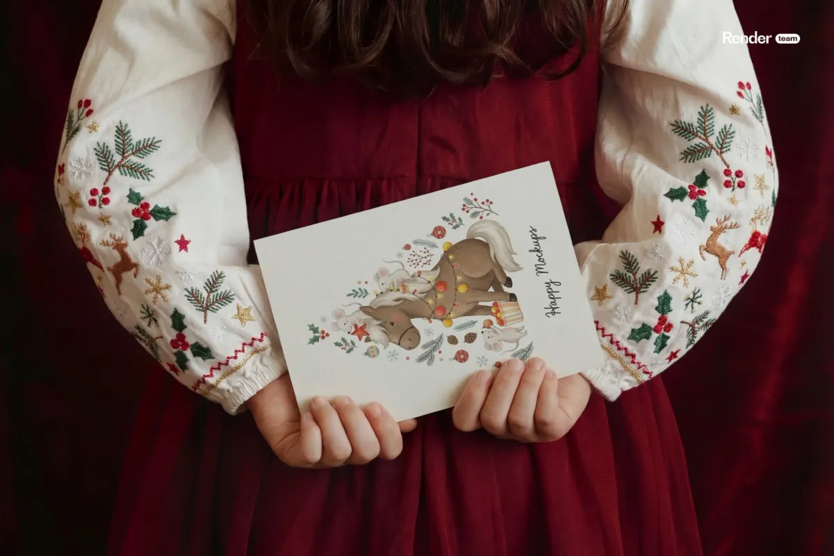 Christmas Card Mockup