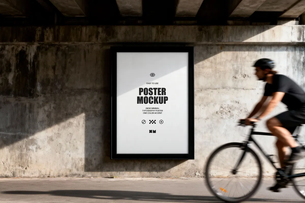 Urban Underpass Poster Mockup