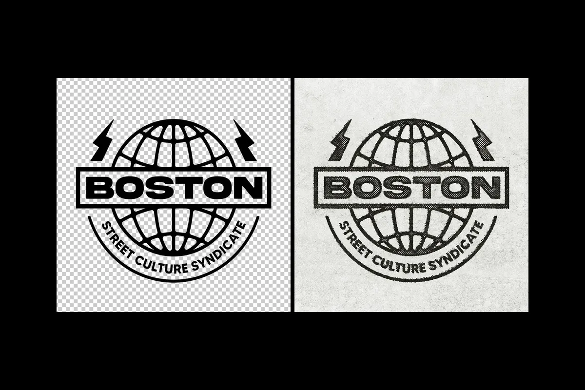 Stamp Print Text & Logo Effect