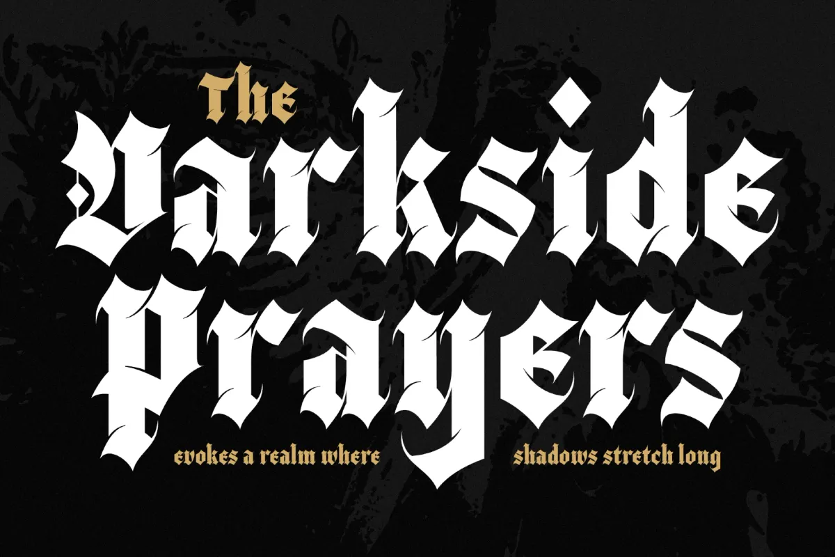 Black Webs - Gothic Blackletter