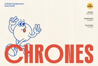 Chrones - Bold Condensed Sans Font