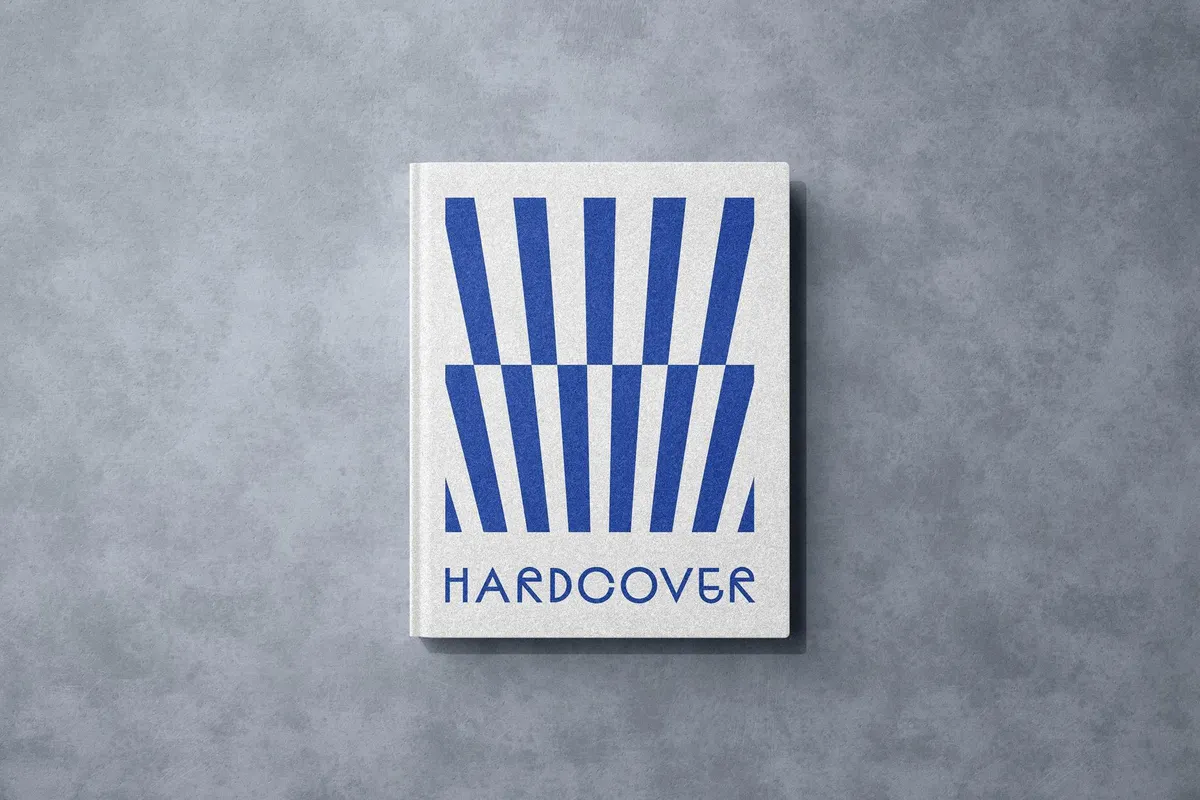 Hardback Book Cover Mockup