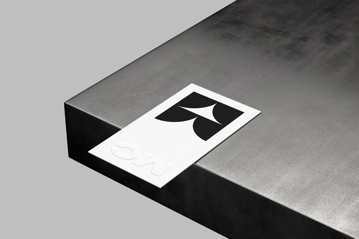 90×50mm Business Card Mockup