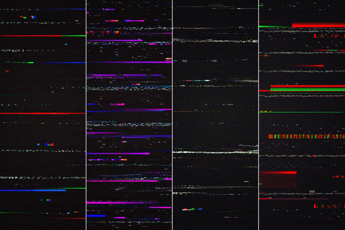 CRT Glitch Textures Collection