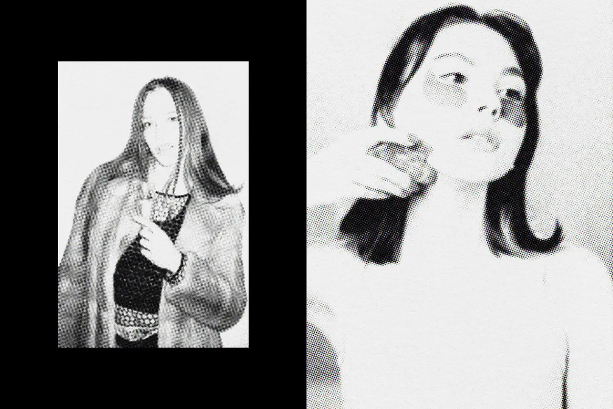 Retro Halftone Magazine Photo Effect