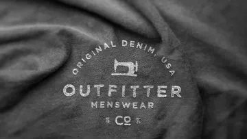 Authentic Fabric Logo Mockup