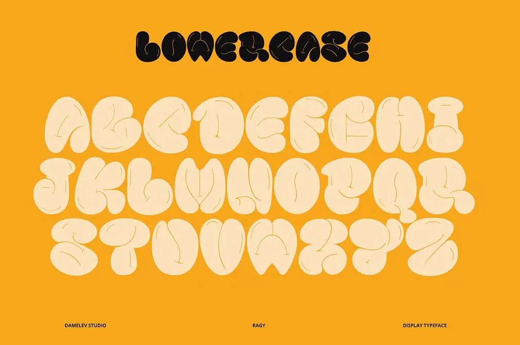 Ragy Bubble Font