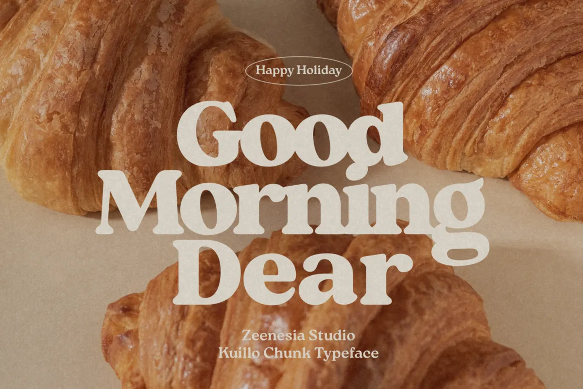 Kuillo Chunk - Decorative Serif Font