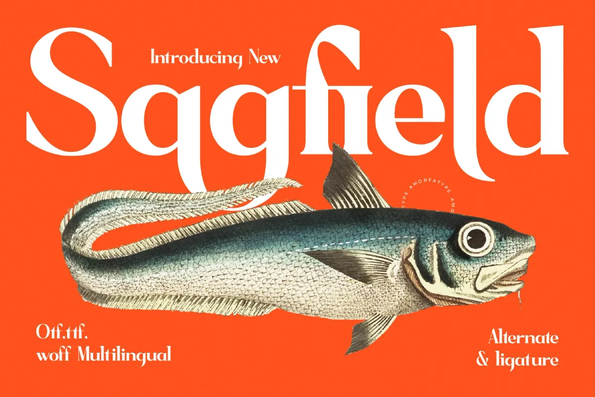 Sagfield - High-Contrast Display Serif Font