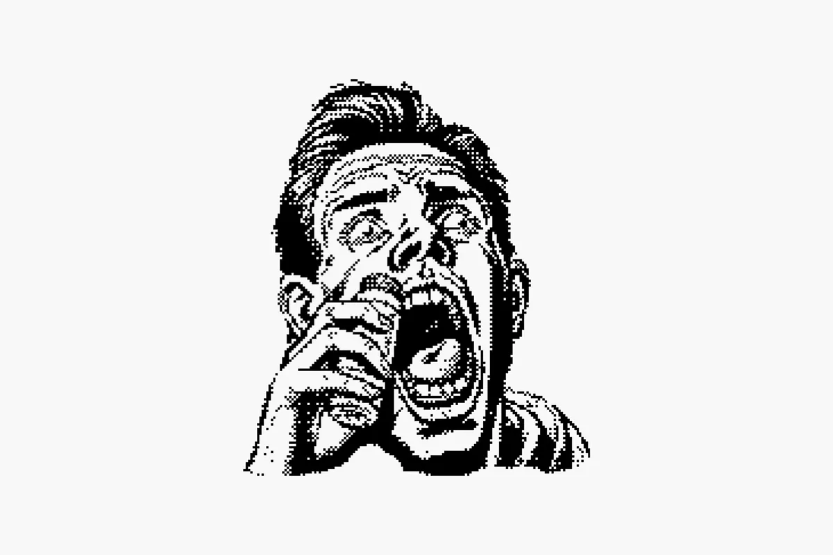 Dithering Bitmap Vector Shapes Collection