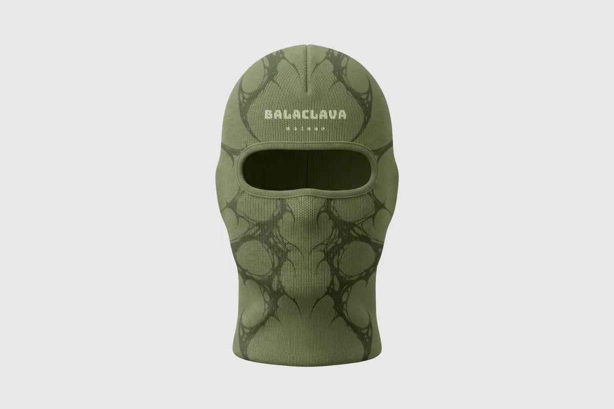 Knitted Balaclava Mockup