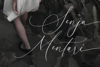 Senja Mentari - Modern Script
