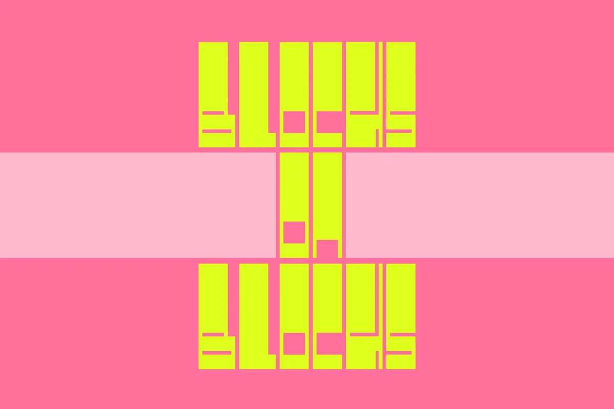 Blocks On Blocks Font