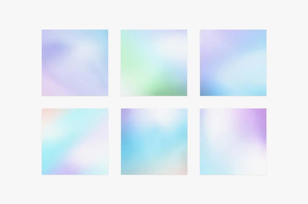 Iridescent Gradient Backgrounds