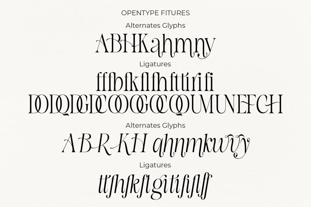 La Fleur Grande – Elegant Serif Font