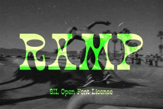 Ramp - Groovy Psychedelic Font