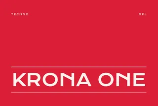 Krona One - Retro Space Font
