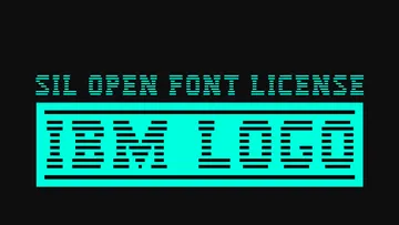 IBM Logo Font
