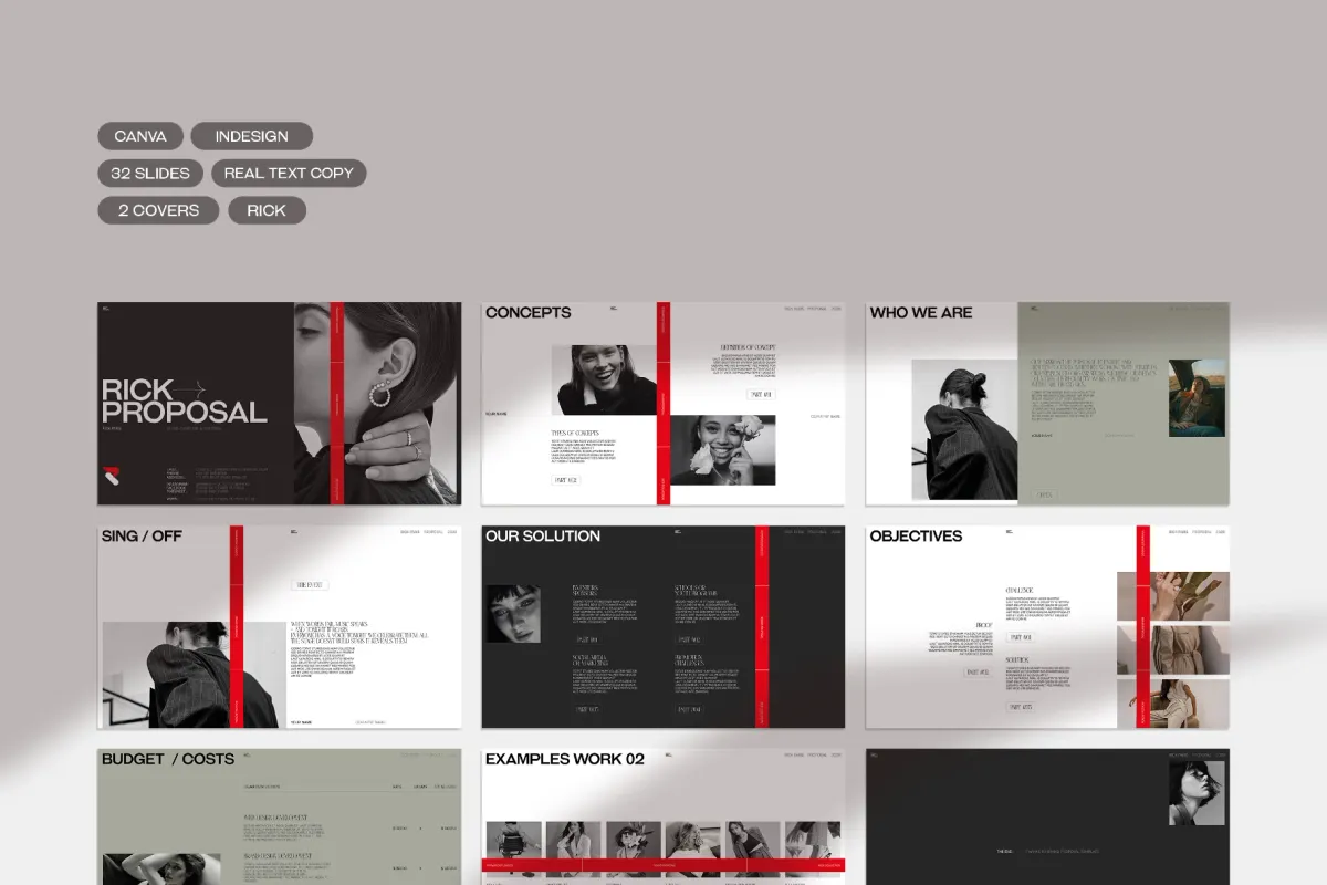 RICK | Brand Proposal Template