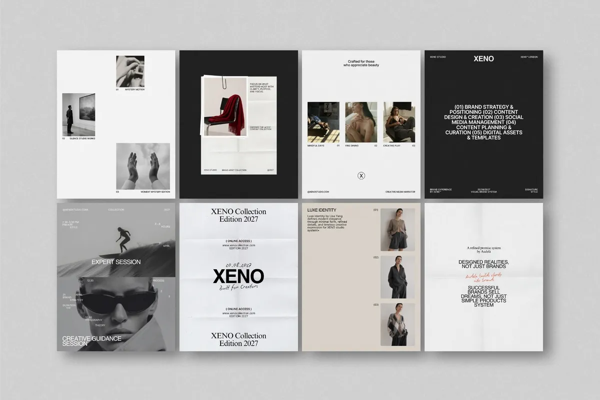 X1962 - XENO III. Instagram Post & Story Templates for Canva & InDesign