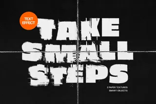 Glitched Distortion Text Effect Vol.3
