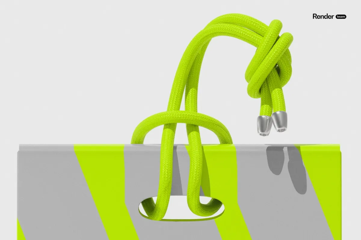 Compact Shopping Bag Mockup Set