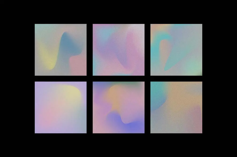 Holographic Grainy Backgrounds
