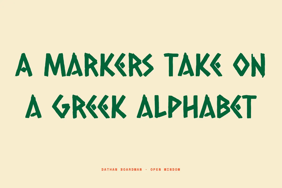 Caesar Dressing - Free Marker Display Font