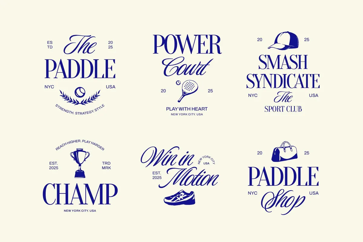 Padel Aesthetic Graphic Collection